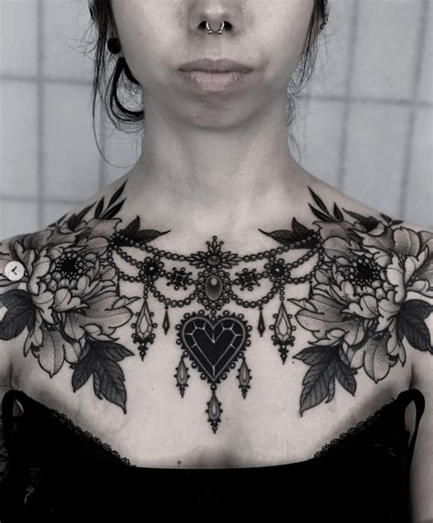 chest tattoos woman